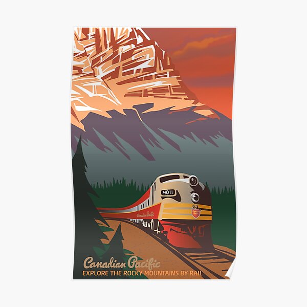 YORKSHIRE DALES VINTAGE RAILWAY TRAVEL HOLIDAY ADVERTISING RETRO POSTER