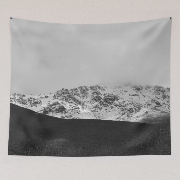 Item preview, Snowy mountain landscape winter background photography designed and sold by by-jwp.