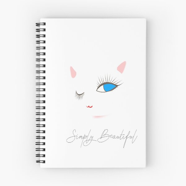 Item preview, Simply Beautiful White Cat designed and sold by Poetic Patterns Studio.