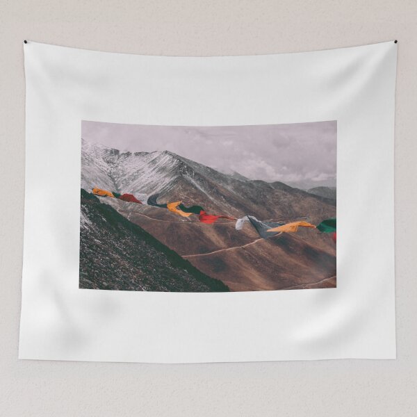 Item preview, Prayer flags over Mountains designed and sold by Vikas Sawant.