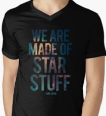 We Are Made of Star Stuff - Carl Sagan Quote Men's V-Neck T-Shirt