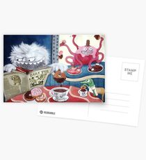 Yeti and Morning Coffee Postcards
