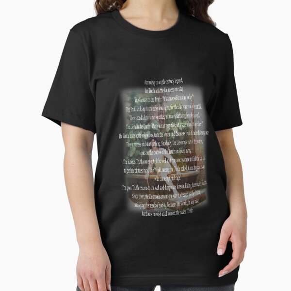 Vista previa del artículo con la obra «La verdad y el poema de la mentira en tu camiseta y más idea de regalo divertido», diseñado y vendido por yakoo21.