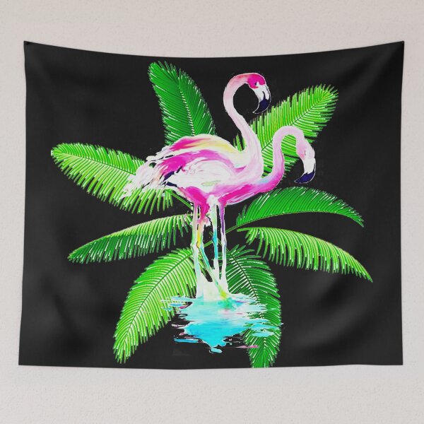 Item preview, Summer Flamingo designed and sold by NateeshaLee.