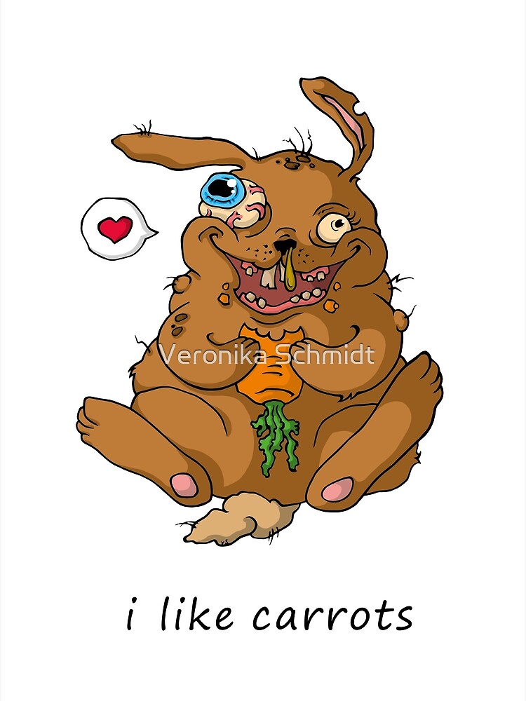 "i like carrots" Poster for Sale by BigPasach Redbubble