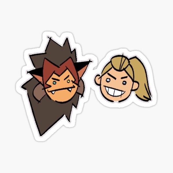 Catra and Adora Sticker