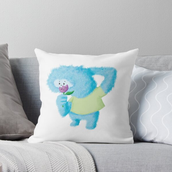 Item preview, Furry Blue Romantic Monster designed and sold by colonelle.