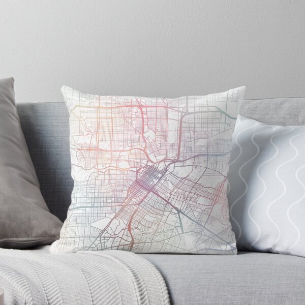 Item preview, Houston Map, USA City, Texas Travel, Traveler Gift designed and sold by TheRedFinch.