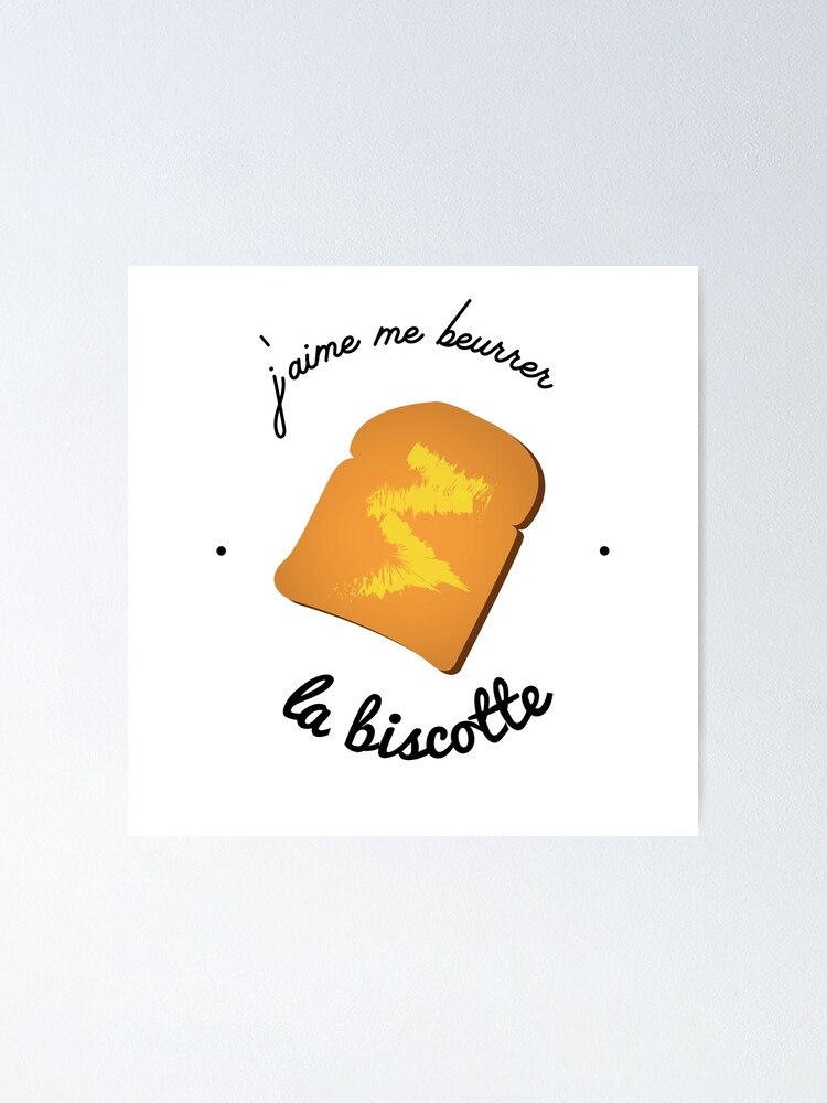 Affiche J'aime me beurrer la biscotte - Poster OSS 117