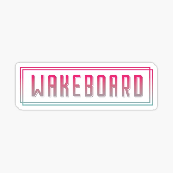 wakeboard Sticker