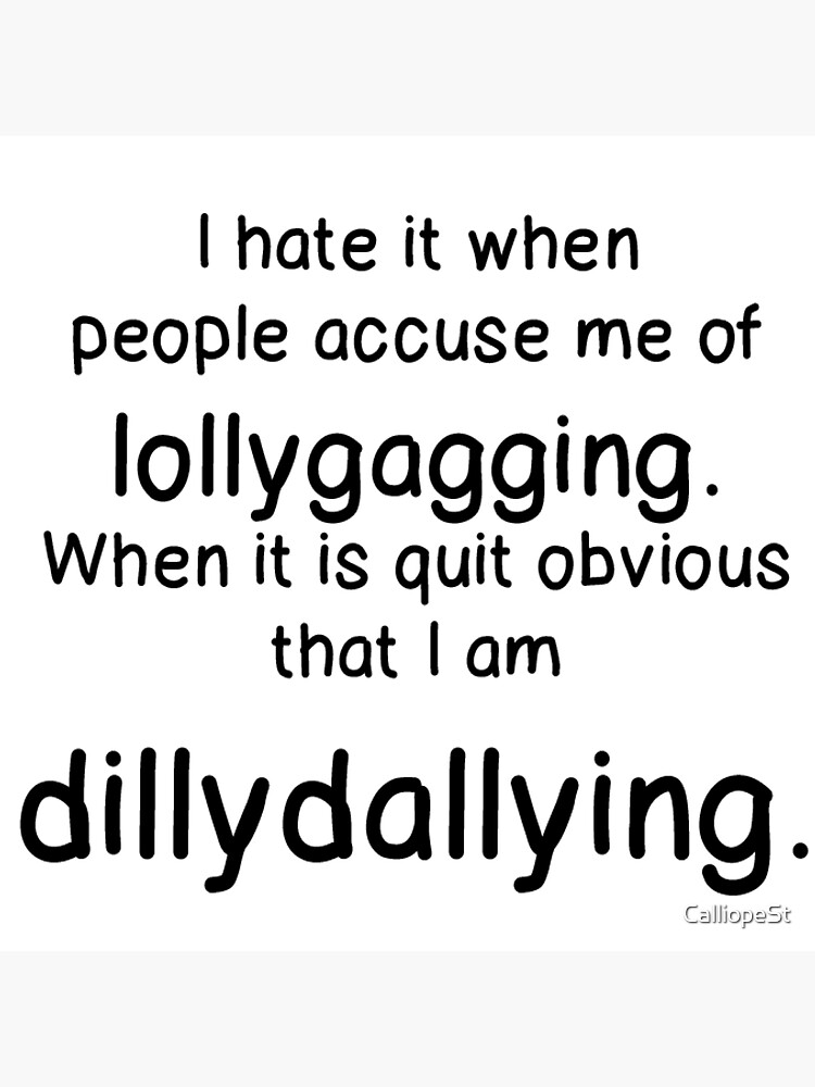 lollygag // sticker