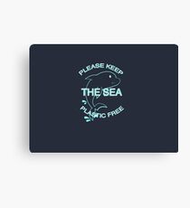 save dolphin Canvas Print