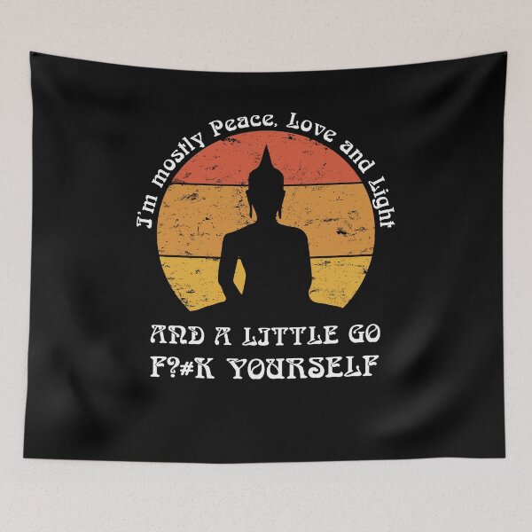 Item preview, Buddha Yoga Meditation Sarcasm Sarcastic designed and sold by Basti09.