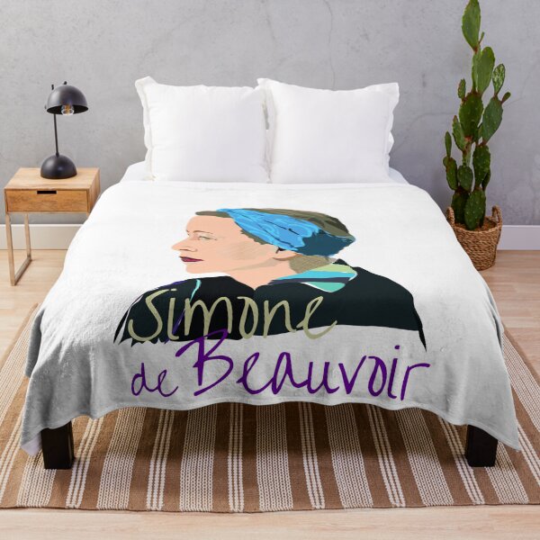 Item preview, Simone de Beauvoir portrait designed and sold by Emi Yañez.