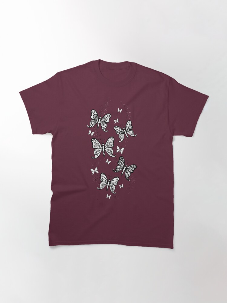 Alternate view of Just Add Colour -Butterfly Sparkle Classic T-Shirt