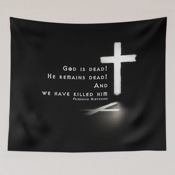 Item preview, God is dead! He remains dead! And we have killed him. – Friedrich Nietzsche designed and sold by JulioCampos.