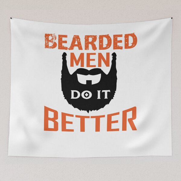 Item preview, Bearded Men do it Better designed and sold by ThatMerchStore.