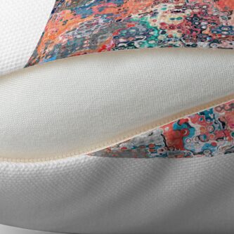 Alternate view of Colorful Pattern of Circles Floor Pillow
