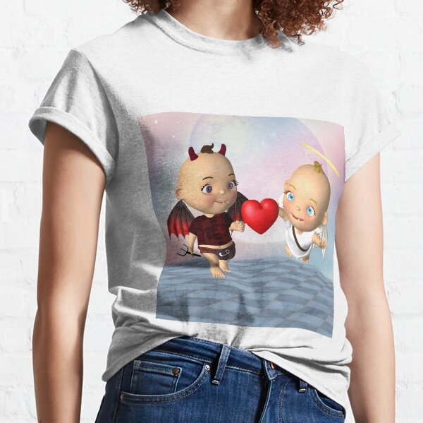 Engelchen und Teufelchen Classic T-Shirt