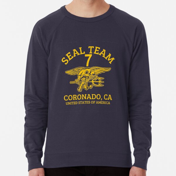 U S Navy Seals Seal Team 8 Lightweight Sweatshirt By Wikingershirts Redbubble