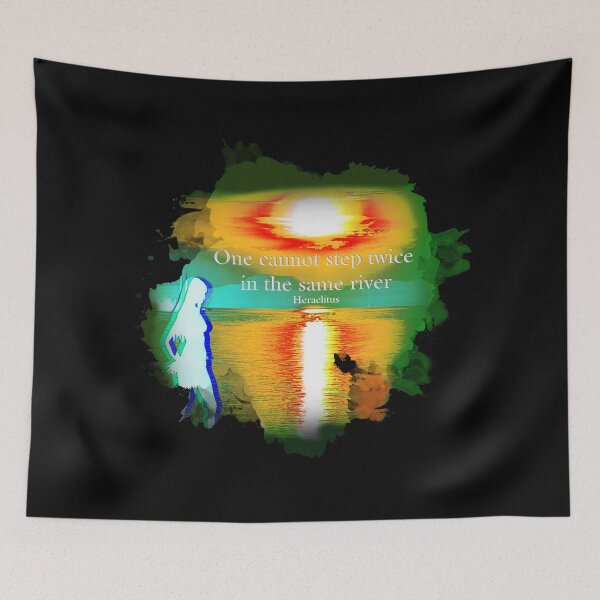 Item preview, One cannot step twice in the same river - Heraclitus designed and sold by JulioCampos.
