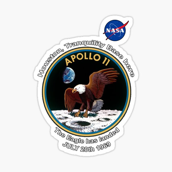NASA Apollo The Eagle has landed Sticker