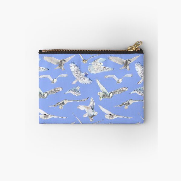 Item preview, Snowy Owls in the Sky Blue designed and sold by AxeLeon Patterns.