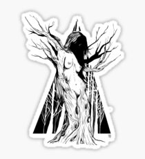 The Lady Of The Forest - Black Sticker