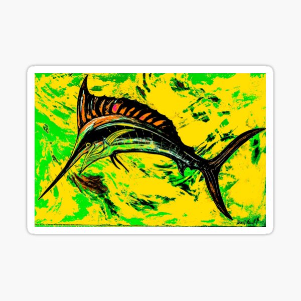 Blue Marlin Sticker