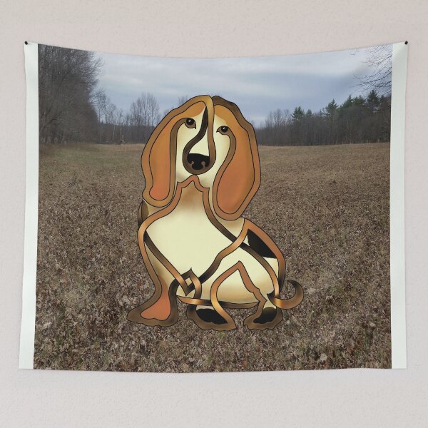 Item preview, Celtic Knot Dog - Basset Hound designed and sold by KnotYourWorld.
