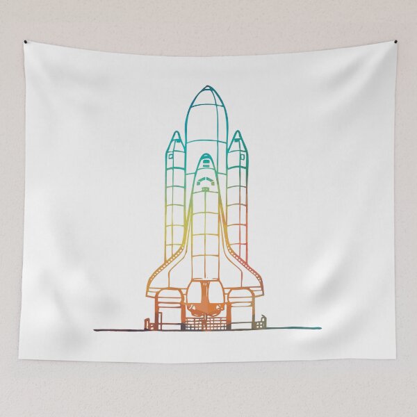 Item preview, Rainbow space ship  designed and sold by AdiDsgn.