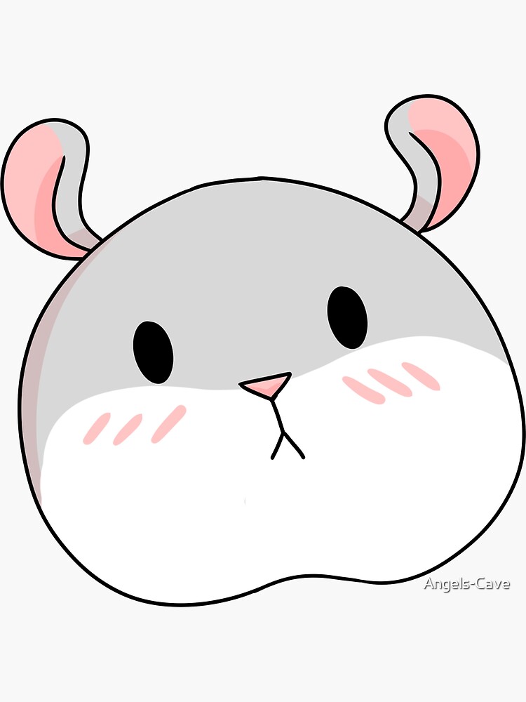 Tam the Tiny Hamster, blushing face. by Angels-Cave