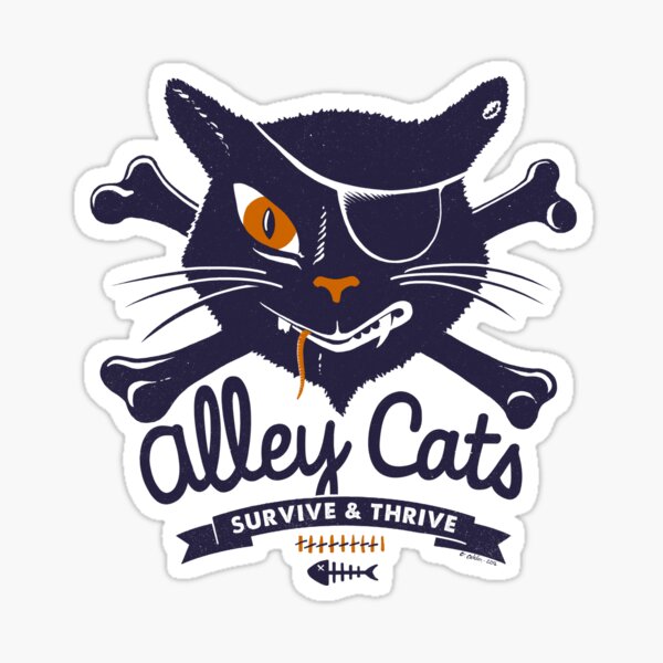 Alley Cats Sticker