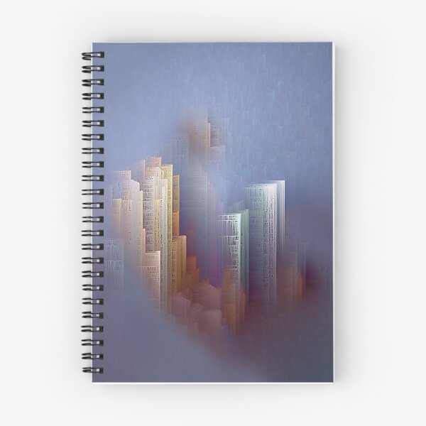Item preview, Blue mist over city designed and sold by Bluesrose.