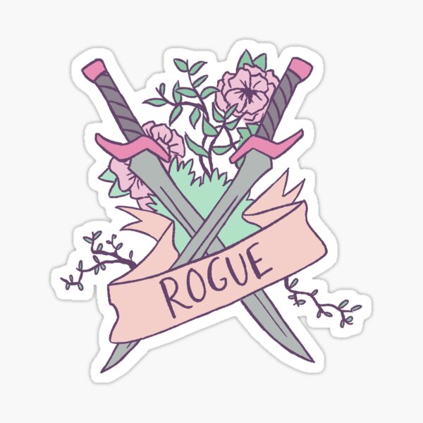 Artikel-Vorschau von Floral Rogue D & D, designt und verkauft von NothinbutNoodle.