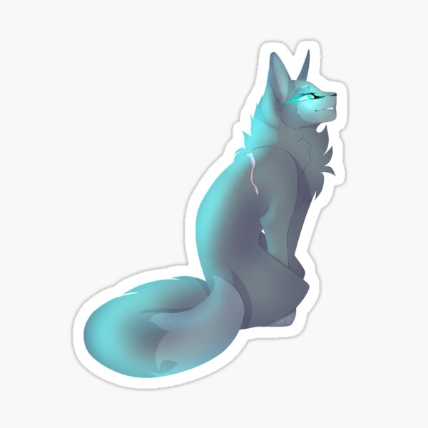 Bluestar Warrior Cats Sticker for Sale by PureSpiritFlowr