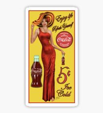 Coca Cola Red Sticker