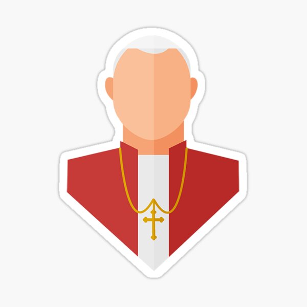 John Paul II Sticker
