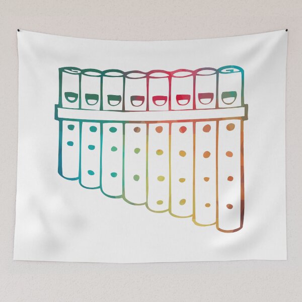 Item preview, Rainbow pan pipes  designed and sold by AdiDsgn.