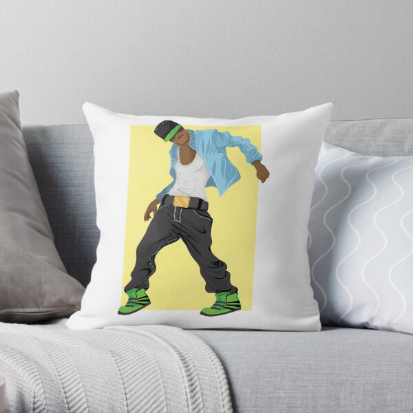 Hip Hop Dancer Throw Pillow