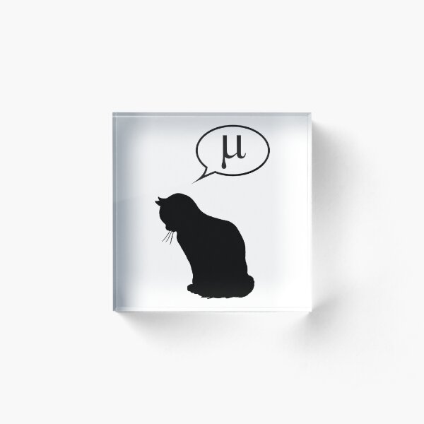 Physics Cat and Friction Coefficient Acrylic Block