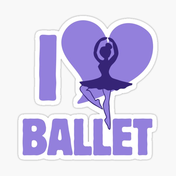 Item preview, I love ballet designed and sold by Boog Monst .