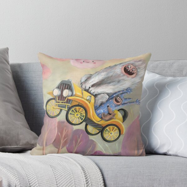 Item preview, Cute Monster Vintage Race Car designed and sold by colonelle.