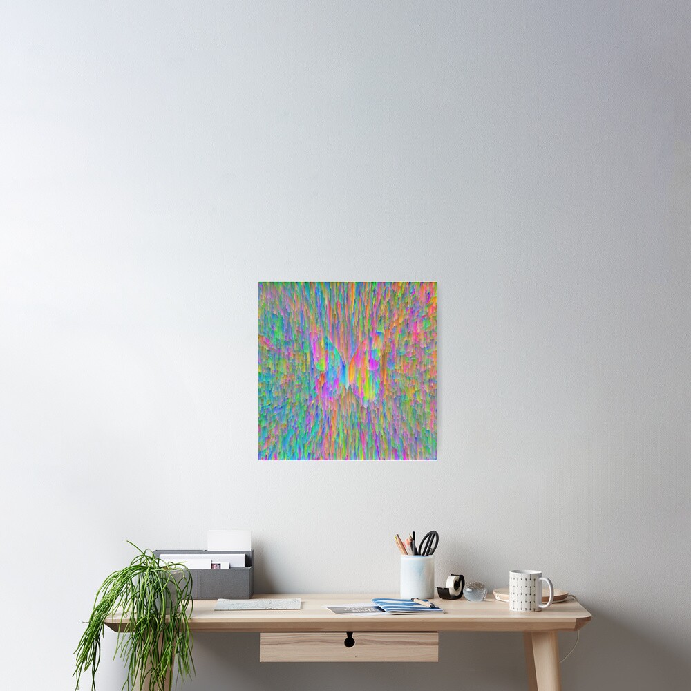 Abstract butterfly Poster