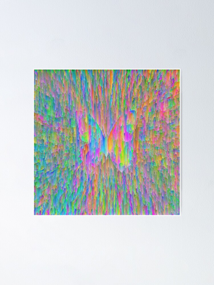Alternate view of Abstract butterfly Poster
