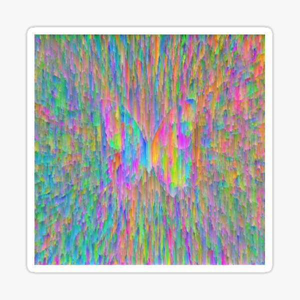 Abstract butterfly Sticker