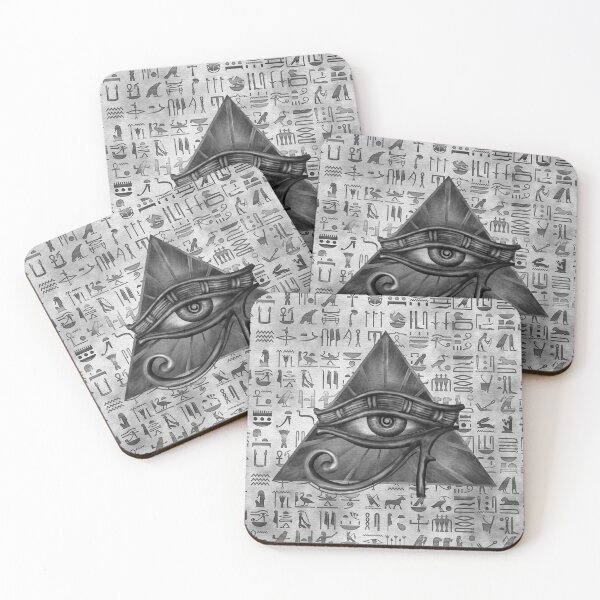 Item preview, Egyptian Eye of Horus - Wadjet Digital Art designed and sold by Nartissima.