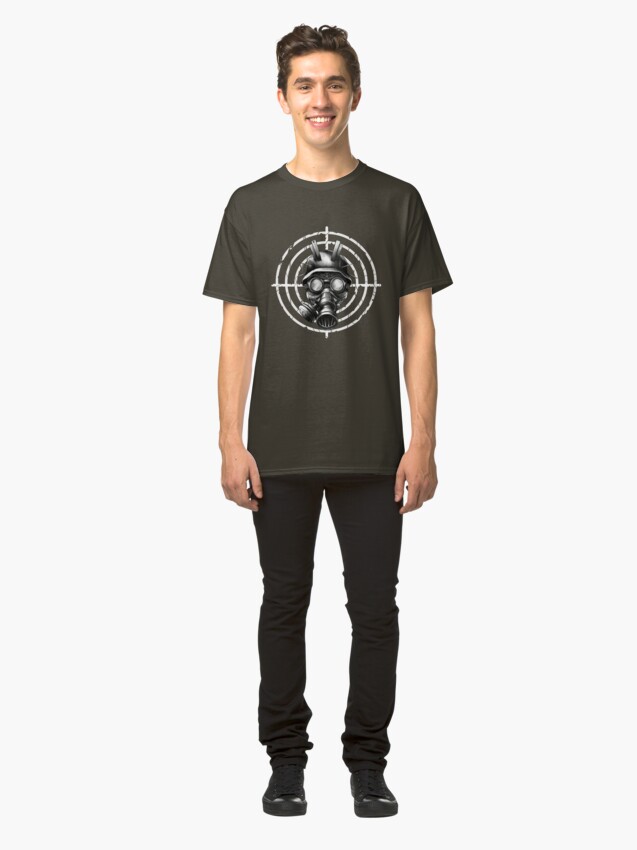 T-shirt classique ''Masque à gaz' : autre vue