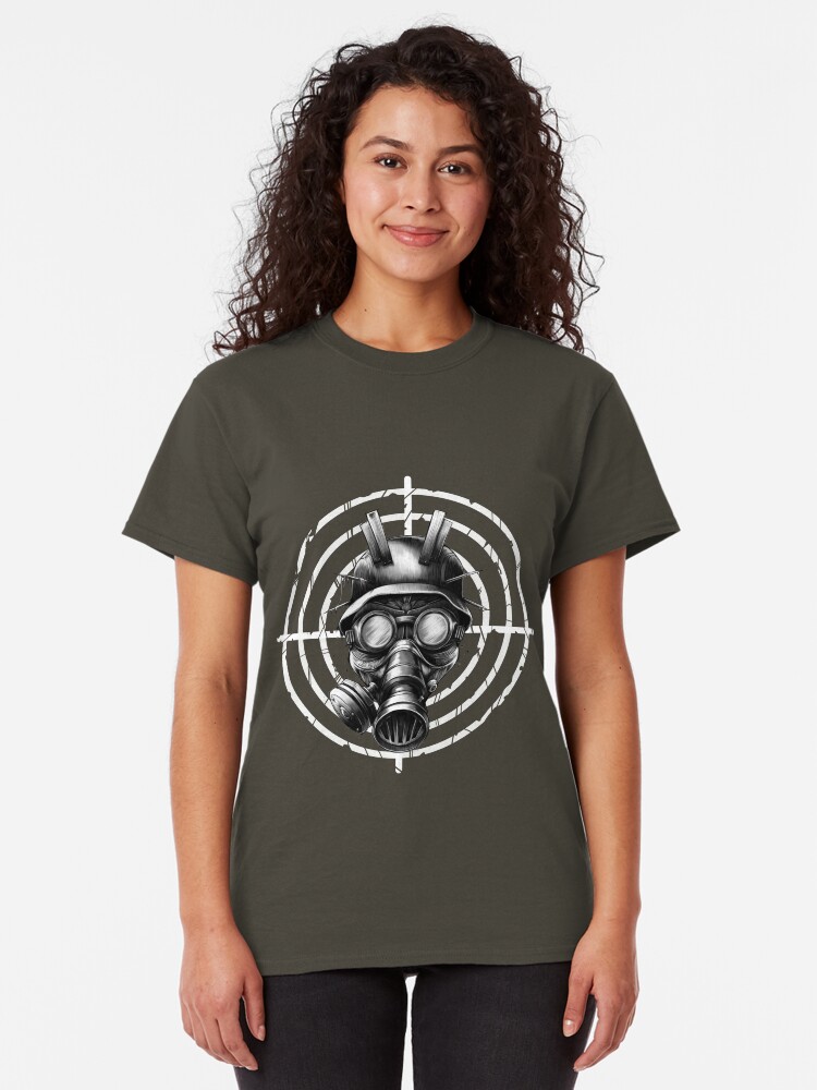 T-shirt classique ''Masque à gaz' : autre vue
