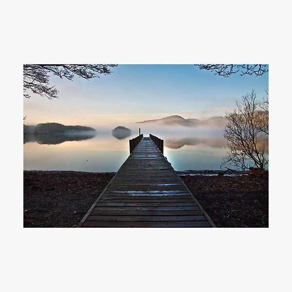 Item preview, Clearing fog on Coniston water designed and sold by Shaun Whiteman.